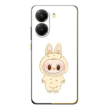 Чохол з принтом Лабубу для Xiaomi POCO X7 Pro – Бежевий Лабубу