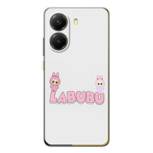 Чохол з принтом Лабубу для Xiaomi POCO X7 Pro – Логотип Лабубу