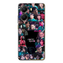 Чохол Гра в кальмара для Xiaomi POCO X7 Pro – Колаж гра кальмара