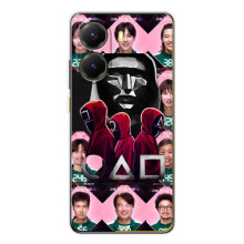 Чохол Гра в кальмара для Xiaomi POCO X7 Pro – Персонажі гри кальмара