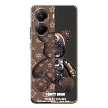 Круті Чохли Луі Віттон для Xiaomi POCO X7 Pro (AlphaPrint) (Ведмідь Луі Вітон)