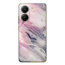 Мраморний чехол на Xiaomi POCO X7 Pro (VPrint) (Пурпурний Мрамор)