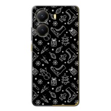 Новорічні, Святкові Чохли для Xiaomi POCO X7 Pro - 2024 год (Новорічний фон)
