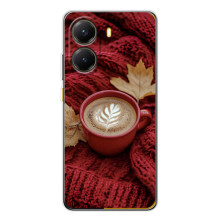 Чехол с уникальным дизайном «Осень с кофе» для Xiaomi POCO X7 Pro – Кофе на пледе