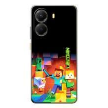Чохли для Xiaomi POCO X7 Pro (Персонажі МайнКрафт) (Герой Майнкрафт)