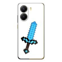 Чохли для Xiaomi POCO X7 Pro (Персонажі МайнКрафт) (Меч)