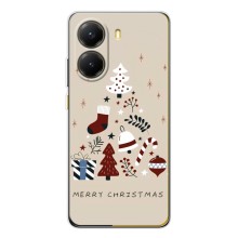 Різдвяні, Святкові Чохли для Поко Х7 Про (Merry Christmas)