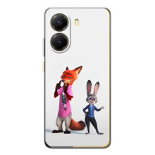 Силіконовий чохол з принтом Зоотрополіс для Xiaomi POCO X7 Pro – Джуді і Нік
