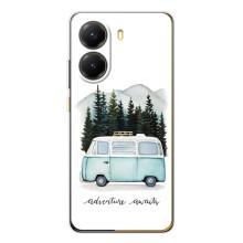 Силиконовый бампер с картинкой машины на Xiaomi POCO X7 Pro – Домик на колесах