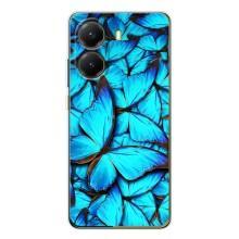 Силиконовый бампер с картинкой животных для Xiaomi POCO X7 Pro (Крылья бабочек)