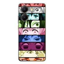 Силиконовые чехлы с глазами Anime для Поко Х7 Про – Глаза Хашира