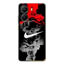 Силиконовый Чехол на Xiaomi POCO X7 Pro с картинкой Nike (Nike дым)