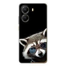 Силиконовый Чехол с Енотами на Xiaomi POCO X7 Pro – Стильный Енот