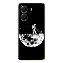 Силиконовый Чехол с принтом "Космонавты" на Xiaomi POCO X7 Pro – Космонавт