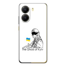 Захисні чохли (Призрак Киева) для Xiaomi POCO X7 Pro (AlphaPrint) (Льотчик Києва)