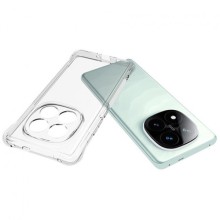 TPU чехол GETMAN Ease logo усиленные углы Full Camera для Xiaomi Poco X7 – Прозрачный