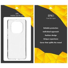 TPU чехол Epic Transparent 1,5mm для Xiaomi Poco X7 – Прозрачный