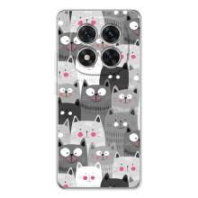 Чехлы с Котиками для Xiaomi POCO X7 (VPrint) (Рисованные котики)