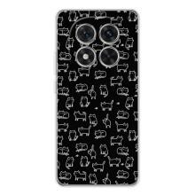 Чехол с принтом для Xiaomi POCO X7 (AlphaPrint) Модные коты (Меленькие котики)