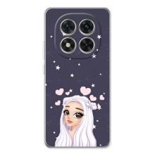 Чехол Стильные девушки на Xiaomi POCO X7 – Девушка и сердечки
