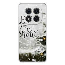 Новогодние, Праздничные Чехлы для Xiaomi POCO X7 - 2024 год (Let it snow)
