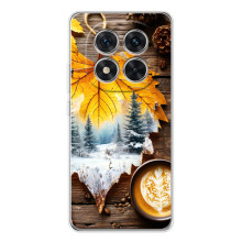 Чехол с уникальным дизайном «Осень с кофе» для Xiaomi POCO X7 – Осенне-зимнее кофе