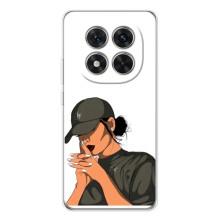 Силіконовый Чохол на Xiaomi POCO X7 з картинкой Модных девушек (У зеленому)