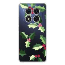 Зимні Чохли для Поко Х7 - прозорий фон (Різдвяний фон)