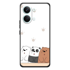 Чохли з зображенням різних тварин на Xiaomi Poco X8 Pro Max (Здивовані ведмедики)