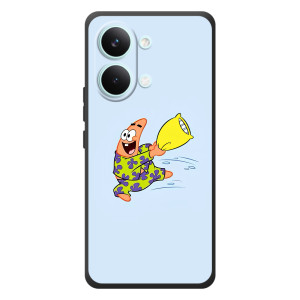 Чехлы с Патриком на Xiaomi Poco X8 Pro Max – Патрик с подушкой