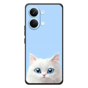 Чехол на тематику: Коты для Xiaomi Poco X8 Pro Max – Белый кот