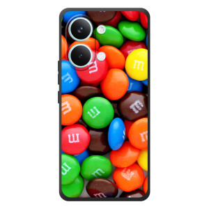 Чехол с изображением  вкусной еды для Xiaomi Poco X8 Pro Max – Разноцветные M&M'S