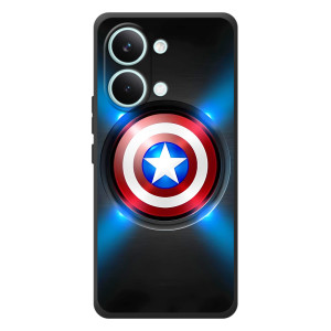 Чохол с Щітом Капітана Америки на Xiaomi Poco X8 Pro Max – Яскраий Щит Капітана