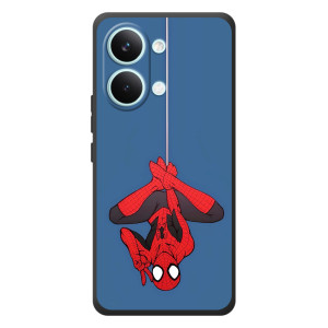 Чехол Супергерой Человека Паука на Xiaomi Poco X8 Pro Max – На паутине