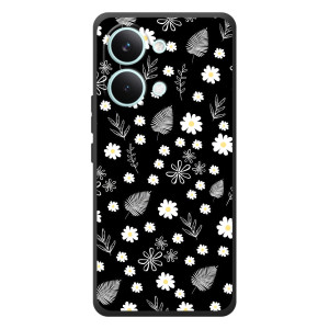 Чохли з тематикою "КВІТИ" на Xiaomi Poco X8 Pro Max – цвітіння на чорному