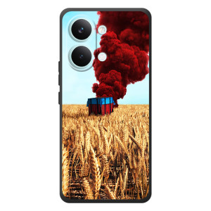 Чохол (TPU) з картинкою "Лого Пабг" на Шіомі Поко X8 Про Макс – Дроп