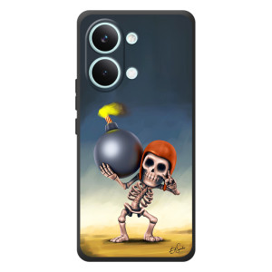 Чохол з героями Клеш Рояль для Xiaomi Poco X8 Pro Max – Скелет із бомбою