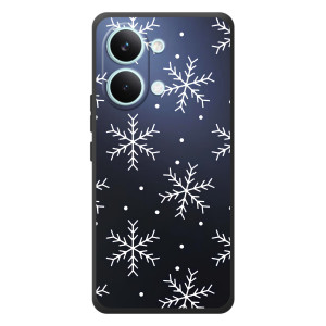 Зимние Чехлы для :.Xiaomi Poco X8 Pro Max - прозрачный фон