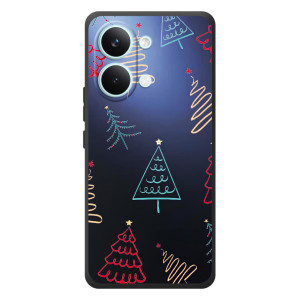 Зимние Чехлы для :.Xiaomi Poco X8 Pro Max - прозрачный фон