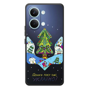 Зимние Чехлы для :.Xiaomi Poco X8 Pro Max - прозрачный фон