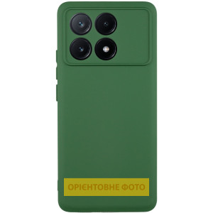 Чехол TPU GETMAN Liquid Silk Full Camera для Xiaomi Poco X8 Pro – Зеленый