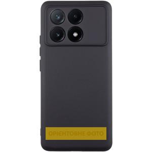 Чехол TPU GETMAN Liquid Silk Full Camera для Xiaomi Poco X8 Pro – Черный