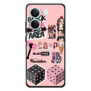 Чехлы с картинкой для Xiaomi Poco X8 Pro – BLACK PINK коллаж