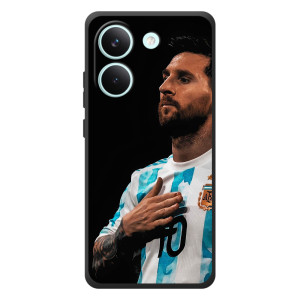 Чехлы Лео Месси Аргентина для Xiaomi Poco X8 Pro – Месси Капитан