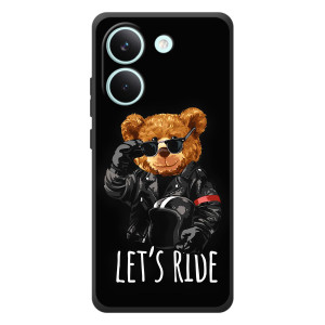 Чехлы Мишка Тедди для Поко X8 Про – Модный Мишка