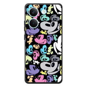 Чехлы с принтом Микки Маус на Xiaomi Poco X8 Pro (Цветной Микки Маус)