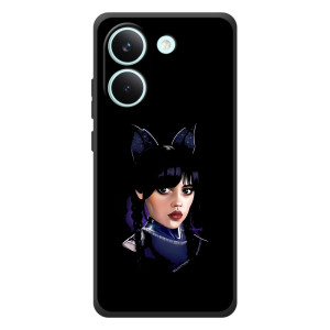 Чехлы с принтом Уэнсдей на Xiaomi Poco X8 Pro – Милая Уэнсдей