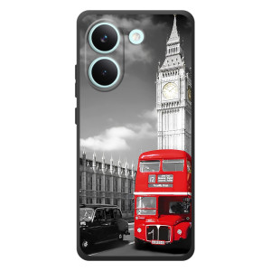 Чехол Биг-Бен на Поко X8 Про – Красный автобус