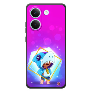 Чохол Бравл Старс для Xiaomi Poco X8 Pro – Леон у костюмі Акули