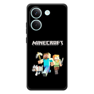 Чехол Майнкрафт на Xiaomi Poco X8 Pro (AlphaPrint) Minecraft
